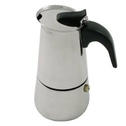 Stainless Steel Italian Style Espresso Maker, 2 Cup