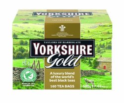 Taylors of Harrogate, Yorkshire Gold, 160-Count, Black Tea Bags