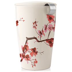 Tea Forte KATI Cup Loose Leaf Tea Brewing System, Cherry Blossoms
