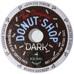 The Original Donut Shop Dark Coffee, Keurig K-Cups, 72 Count