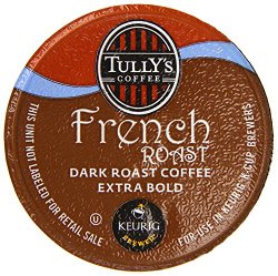 Tully’s Coffee French Roast, Keurig K-Cups, 72 Count