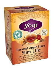 Yogi Caramel Apple Spice Slim Life Tea, 16 Tea Bags, 1.12 Ounce