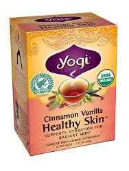 Yogi Cinnamon Vanilla Healthy Skin Tea, 16 Tea Bags