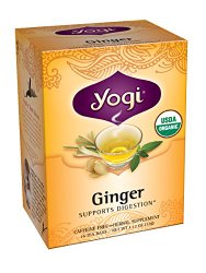Yogi Ginger Tea, 16 Tea Bags (Pack of 6)