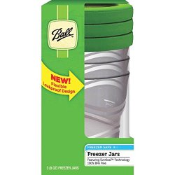 Ball Plastic Freezer Jar 8oz Pack of 3