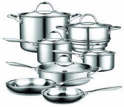 Cooks Standard NC-00232 12-Piece Multi-Ply Clad Stainless-Steel Cookware Set