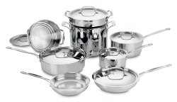 Cuisinart 77-14 Chef’s Classic Stainless 14-Piece Cookware Set