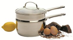 Double Boiler 2 Quart Polished Stainless Steel