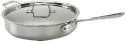 All-Clad Tri-Ply Stainless 3 Qt Saute with Lid