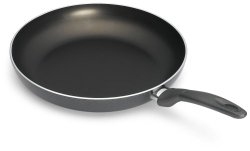Bialetti 6168 Italian Collection Saute Pan, 12-inch, Charcoal