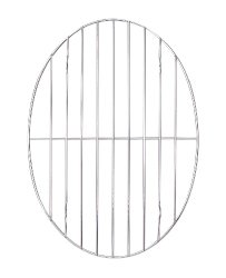HIC Oval Wire Roasting Baking Broiling Rack, 12-Inches x 8.5-Inches