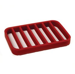 Norpro 299 Silicone Roasting Rack, Red