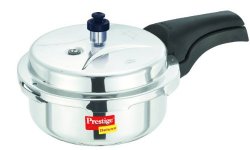 Prestige Deluxe Stainless Steel Pressure Cooker, 2 Liters