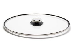 Universal Glass Quicklids Pot Lid with Cool-touch Knob, Large (inside the metal rim 12.5 Inches )