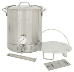 Bayou Classic 10 Gallon Stainless Steel 6 piece Brew Kettle Set