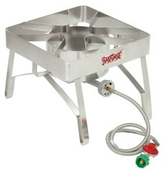 Bayou Classic SS84 Stainless Steel Brew Stove with Windscreen
