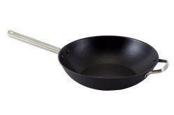 ExcelSteel 13-Inch super lightweight cast iron wok