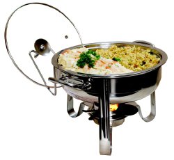 Excelsteel 4-Quart Heavy Duty Professional Stainless Chafing Dish