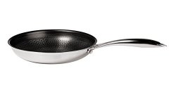 Frieling Black Cube Hybrid Stainless/Nonstick Cookware Fry Pan, 9 1/2-Inch