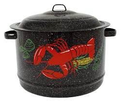 Granite Ware 6190-4 19-Quart Decorated Lobster Pot