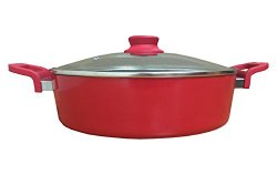 IMUSA AS-31020 Aaron Sanchez Arrocera and Guiso Pot, 5-Quart, Red