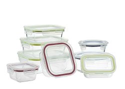 Komax OvenGlass Oven Safe Glass Storage Containers Set, 16pc Set, Assorted