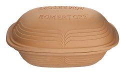 Romertopf 99115 Glazed Clay Cooker, Modern Medium