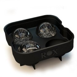 Rox Ice Ball Maker, 4×4.5 cm, Black