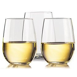 Taza Unbreakable Wine & Cocktail Glasses, 16 oz (Set of 4)