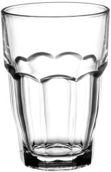 Bormioli Rocco 12-1/2-Ounce Rock Bar Stackable Beverage / Cooler Glasses, Set of 6
