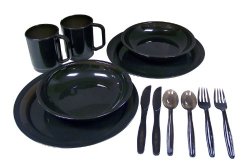 Coleman 2-Person Camping Dinnerware Set (Colors Vary)