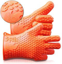 Ekogrips Max Heat Silicone BBQ Grill Oven Gloves – Best Heat Protection – Designed In USA – 3 Sizes