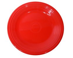 Fiesta 9-Inch Luncheon Plate, Scarlet