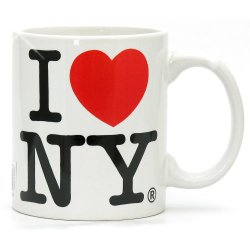 I Love NY Mug – White Ceramic 11 ounce I Love NY Mugs from the New York City Souvenir Store