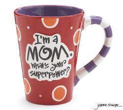I’m A Mom, What’s Your SuperPower?” 12oz Coffee Mug Great Gift for Mother
