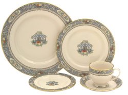 Lenox Autumn Gold-Banded Fine China 5-Piece Place Setting, Service for 1