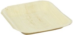 PacknWood Palm Leaf Square Plate, 6.3″ x 6.3″ (Case of 100)