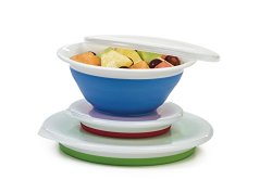 Prepworks by Progressive Collapsible Prep/Storage Bowls with Lids – Set of 3
