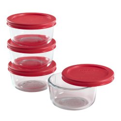 Pyrex Simply Store 8-Piece Glass Food Storage Set