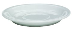 Rattleware Coffee House Collection Saucer for 3.5 ounce cup, 4 3/8″ diameter, Set of 6, White