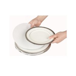 Soft White Felt Plate Dividers 12-10″, 24-6″, 12-4.5″ (Set of 48)