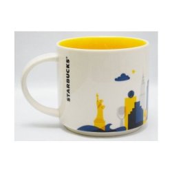 Starbucks New York City, You Are Here Collection, Mug Coffee Cup Special Edition with Original Starbucks Box