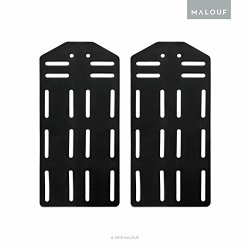 STRUCTURES by Malouf King Bed Frame Headboard Bracket Modification Plate Modi, Set of 2