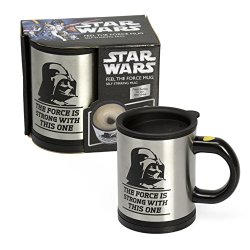 Underground Toys Star Wars Darth Vader Self Stirring & Spinning Mug – Mix your drink with the Force