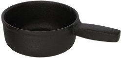 American Metalcraft CIFD Cast Iron Fondue Pot and Stand, 7.1″ Length x 2.1″ Width, Black