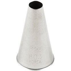 Ateco # 803 – Plain Pastry Tip .31” Opening Diameter- Stainless Steel