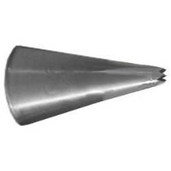 Ateco # 840 – Closed Star pastry Tip .16” Opening Diameter- Stainless Steel