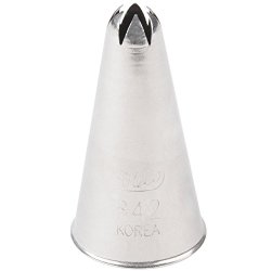 Ateco # 842 – Closed Star Pastry Tip .25” Opening Diameter- Stainless Steel