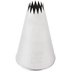 Ateco # 864 – French Star Pastry Tip .38” Opening Diameter- Stainless Steel