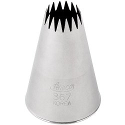 Ateco # 867 – French Star Pastry Tip .56” Opening Diameter- Stainless Steel